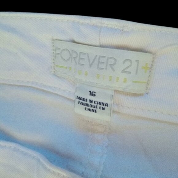 Low Waist / Los Rise White Skinny Jeans Size 16 - Picture 3 of 3
